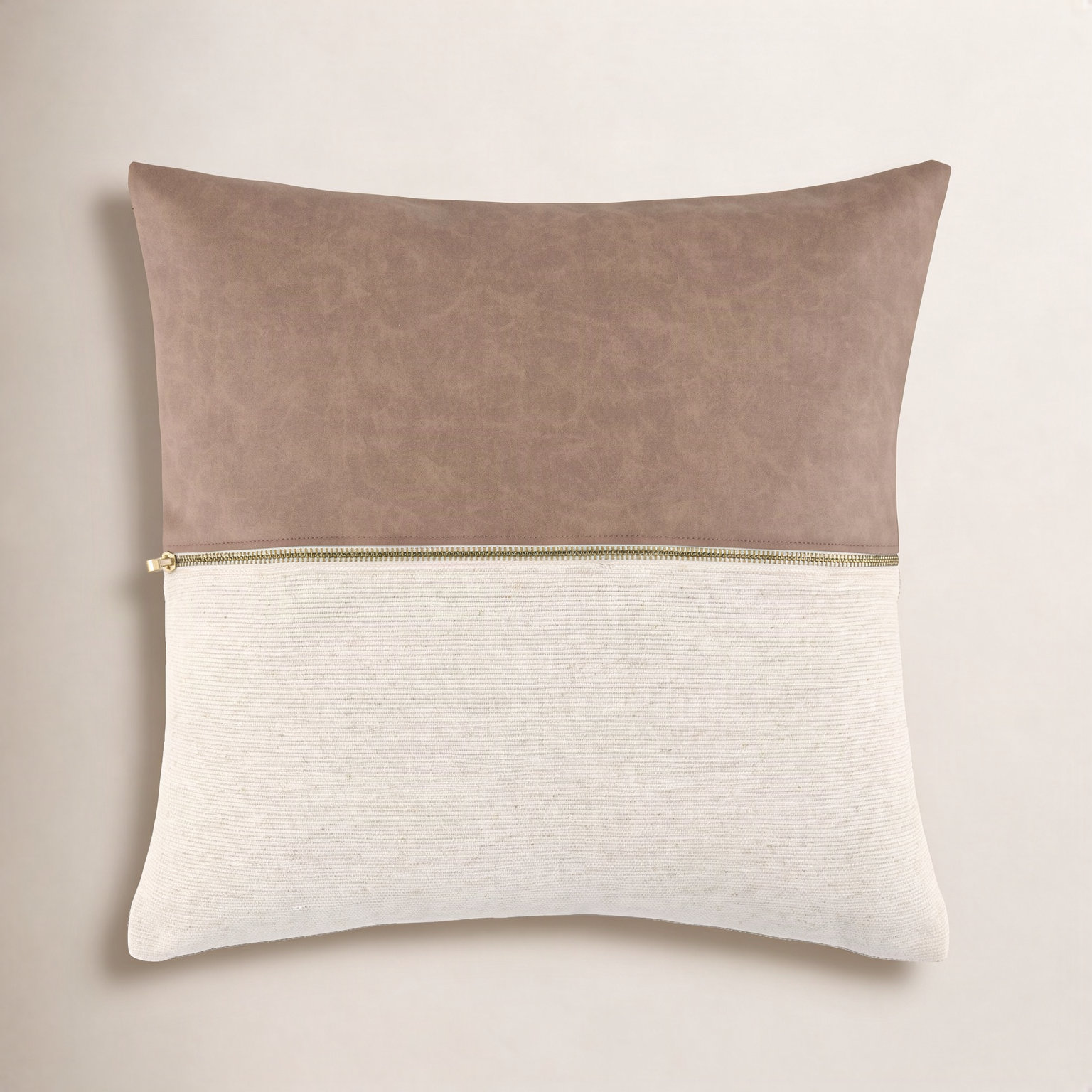 Galey Alix x Livabliss San Marco Pillow Cover, 20"H x 20"W, Down, Tan