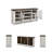 Darlicia Unfinished TV Stand for TVs up to 65"