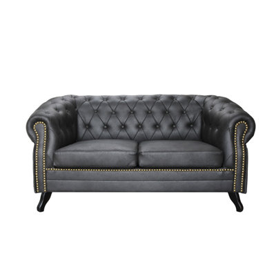 Batterson Faux Leather Loveseat