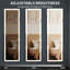 Miroir sur pied pleine longueur avec lumières DEL, miroir de plancher éclairé avec support et gradateur-714400389