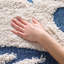 Tapis à motif floral à longs poils caduques morterich Florida-22463384