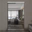 Portes de placard coulissantes en miroir avec trousse de quincaillerie d'installation-52277859