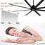 Ventilateur de plafond industriel standard 84 pouces à 8 pales 84 pouces avec télécommande, très grand ventilateur de plafond 6 vitesses sans ensemble d'éclairage pour grandes pièces