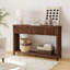 Console à 2 niveaux avec tiroirs Aust 47,36 po Aust, canapé en bois pour le salon, l'entrée, le couloir-509126939