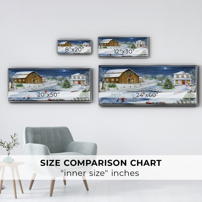 Winter Wonderland - toile encadrée