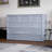 Andriena Murphy Bed Chest with 6" Mattress, Storage & Built-in Charger-686229968-686229965