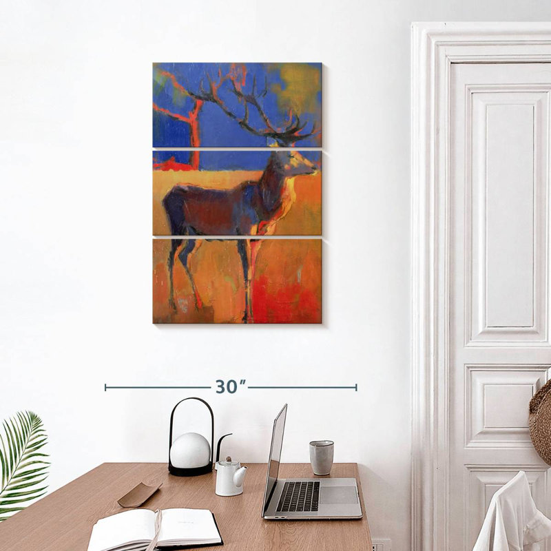 Brampt The Red Tree, 32" H x 20" W