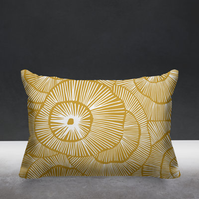Flower Burst Indoor/Outdoor Throw Pillow