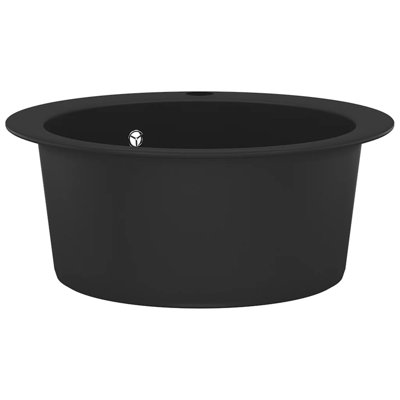 Zadie Granite Kitchen Sink Single Basin Round