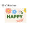 Tapis de bain Happy Flower, 36 x 24