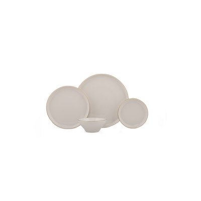 Okamoto Piece Porcelain China Dinnerware Set - Service for 4