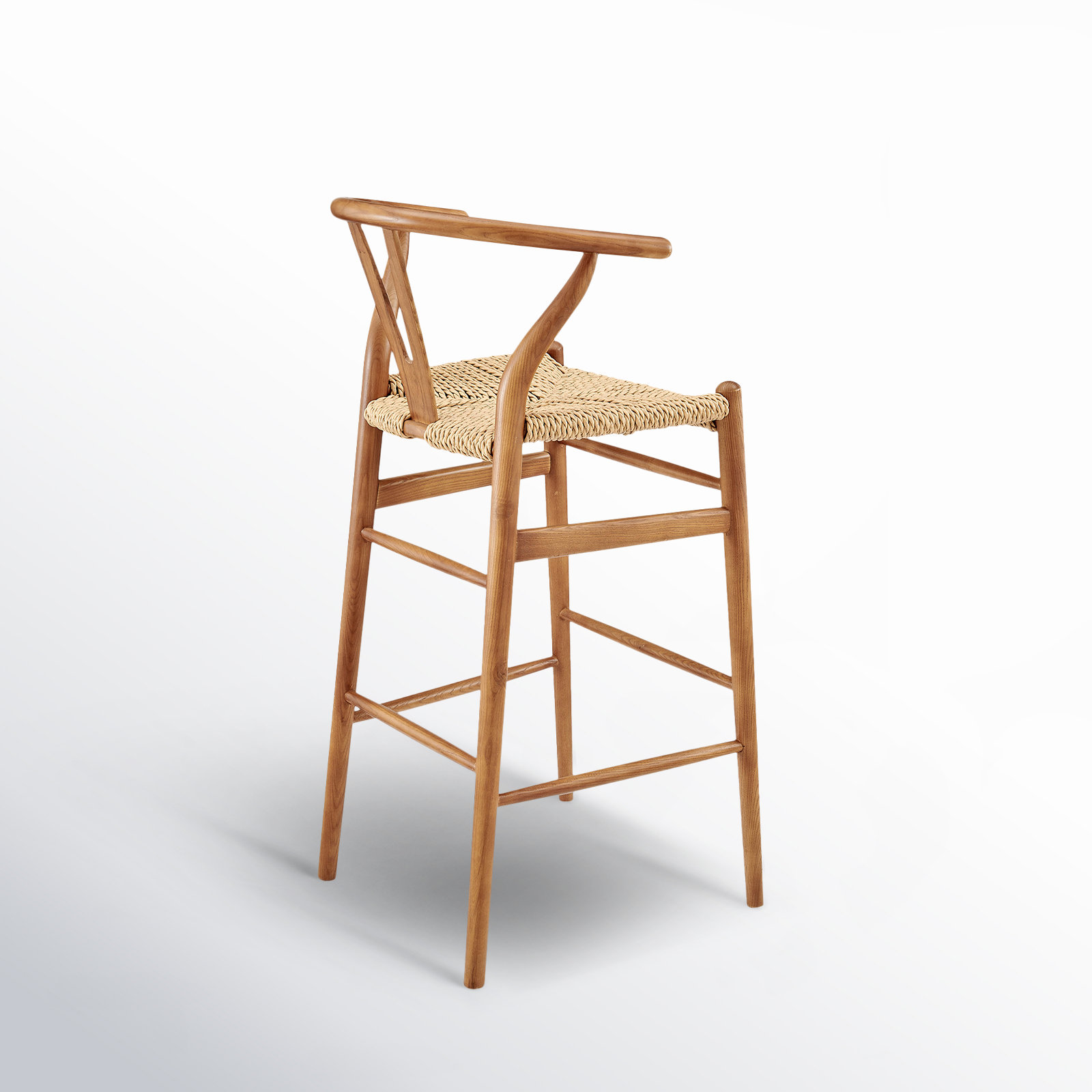 Fairbanks " Bar Stool, Natural, Golden Ash, Bar Stool (30.1" Seat Height)