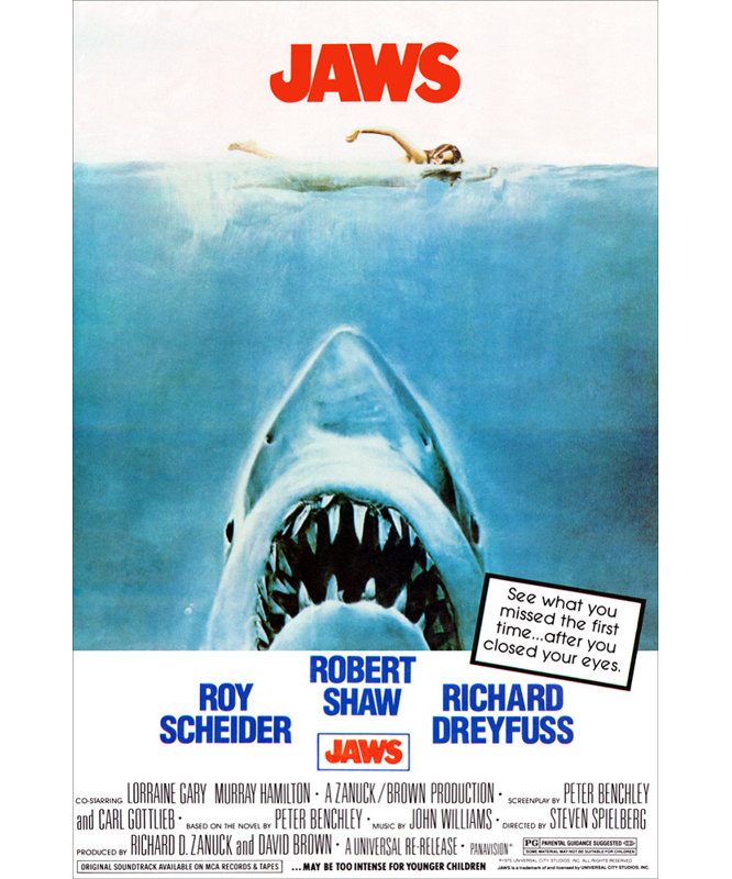 Jaws, 40" H x 27" W