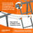 Machrus Upper Bounce 42" Trampoline Ladder 3 Steps
