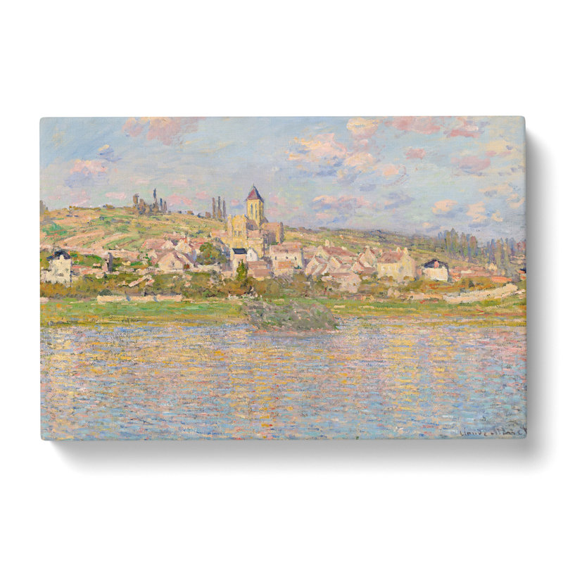 Vetheuil In Summer Vol.1 by Claude Monet - Wrapped Canvas Painting, 40cm H x 60cm W x 3cm D