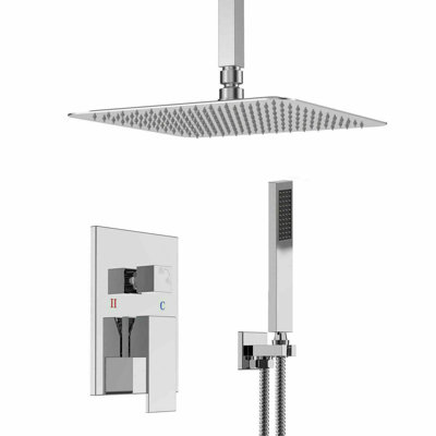 Système de douche de plafond avec soupape et garniture