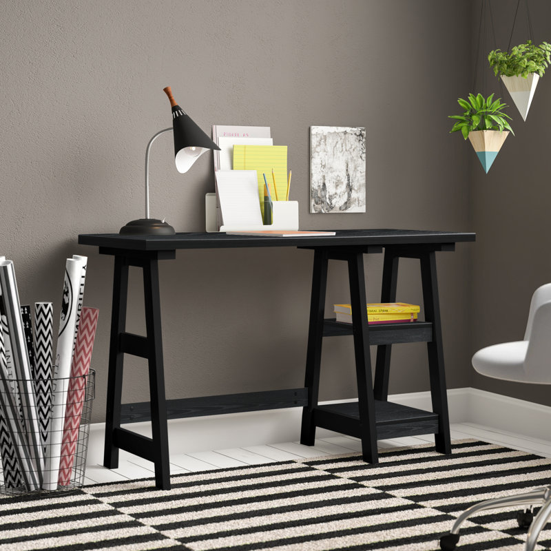 Saribek Reversible Computer Desk, Black
