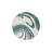 Green Wavy Patterned Woven Base Washable Rug-889710103