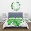 Tropical Leaf Of Monstera I - Ensemble de housse de couette Farmhouse - Microfibre de polyester-66390084