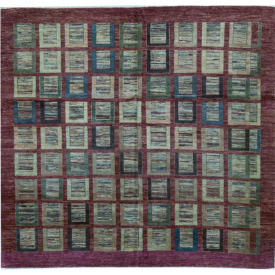 Hand-Knotted High-Quality Red Area Rug
