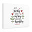 Act Justly, Love Mercy, Walk Humbly Micah 6:8 - Wrapped Canvas Print-1173592644