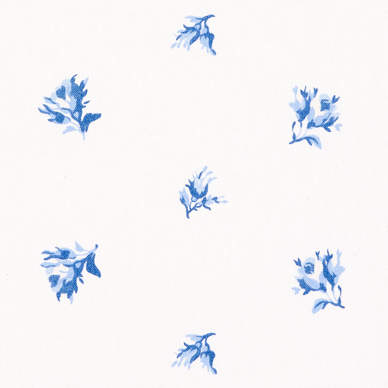 Margie Floral Fabric, Porcelain