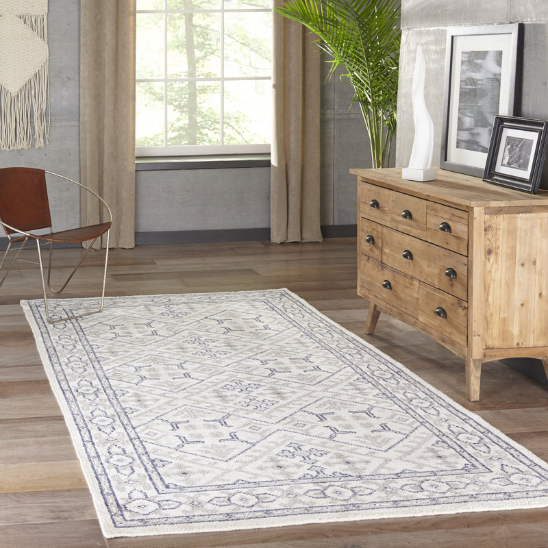 Santorini Viscose Oriental Indoor Rug, Rectangle 8' x 11'