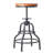 Darlean Swivel Adjustable Height Counter Stool with Metal Frame