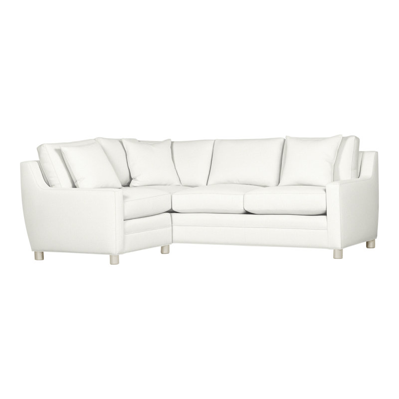 American Bungalow 2-Piece Fairgrove Sectional, Kempsey Sheepskin, Wrenn