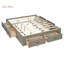Grand lit plateforme avec 6 tiroirs de rangement, gris antique-848915028-848915050