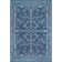 Tapis d'intérieur / extérieur bleu Mikhail