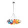 Zahra Modern Colorful 25-Light Bubble Globe Glass Chandelier Cluster Pendant