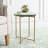 Morticia Dacey Round Glass Accent Table