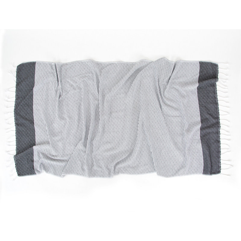 Serviette de plage 100% coton Randel, gris