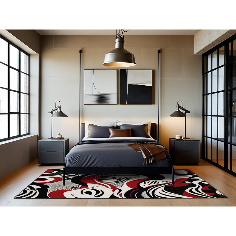 Lunar Passion Rug, Round 7'