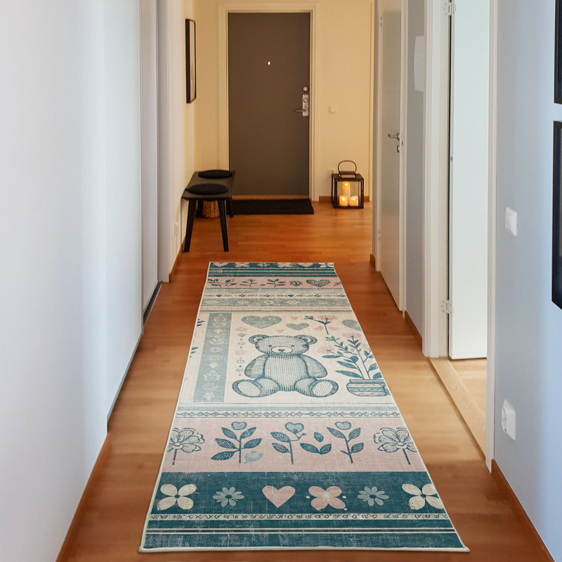 Machine Printed 229cm X 79cm Area Rug