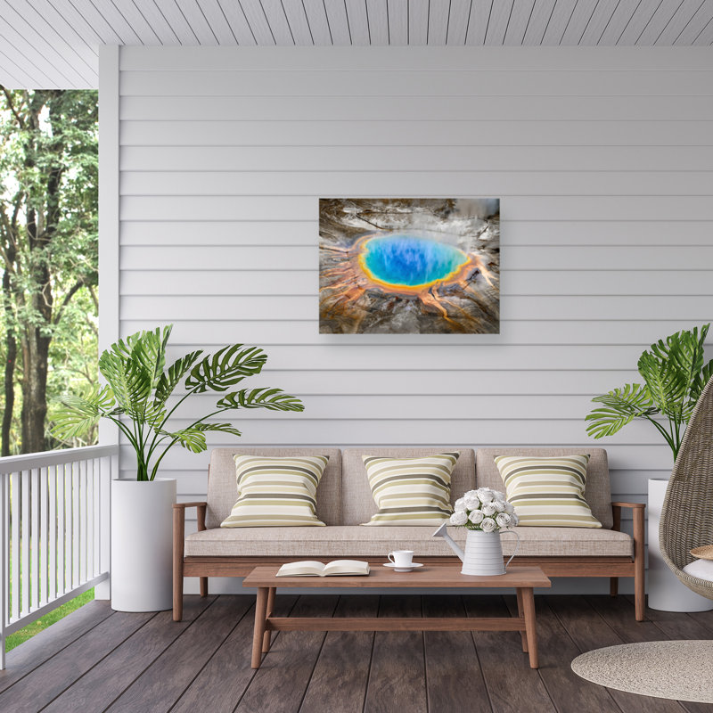 Grand printemps prismatique sur toile par Ignacio Palacios, H 18 po x l 24 po