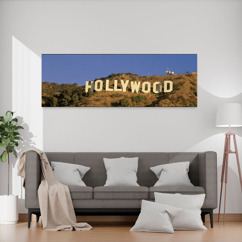 Hollywood Sign Los Angeles CA by J Sohm/VOA LLC - Wrapped Canvas Panoramic Print, 50.8 cm H x 152.4 cm W