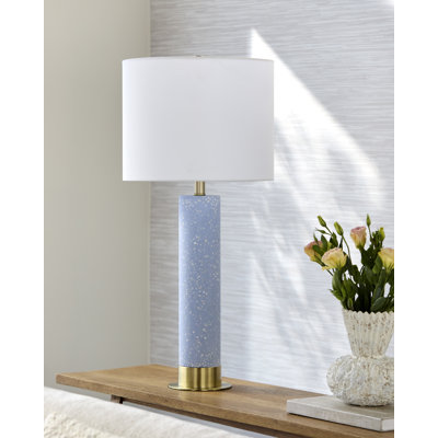30" H Concrete Table Lamp 