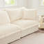 Canapé modulaire en L avec housse en L, canapé en nuage Corduroy avec repose-pieds convertible et 2 coussins, canapé modulaire surdimensionné à 3 places pour le salon-2112959542