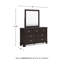 Commode et miroir Francita