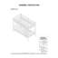Lit simple au-dessus d'un lit superposé, style transitionnel, conception en arche, finition, bois massif, conception avec insert et verrou