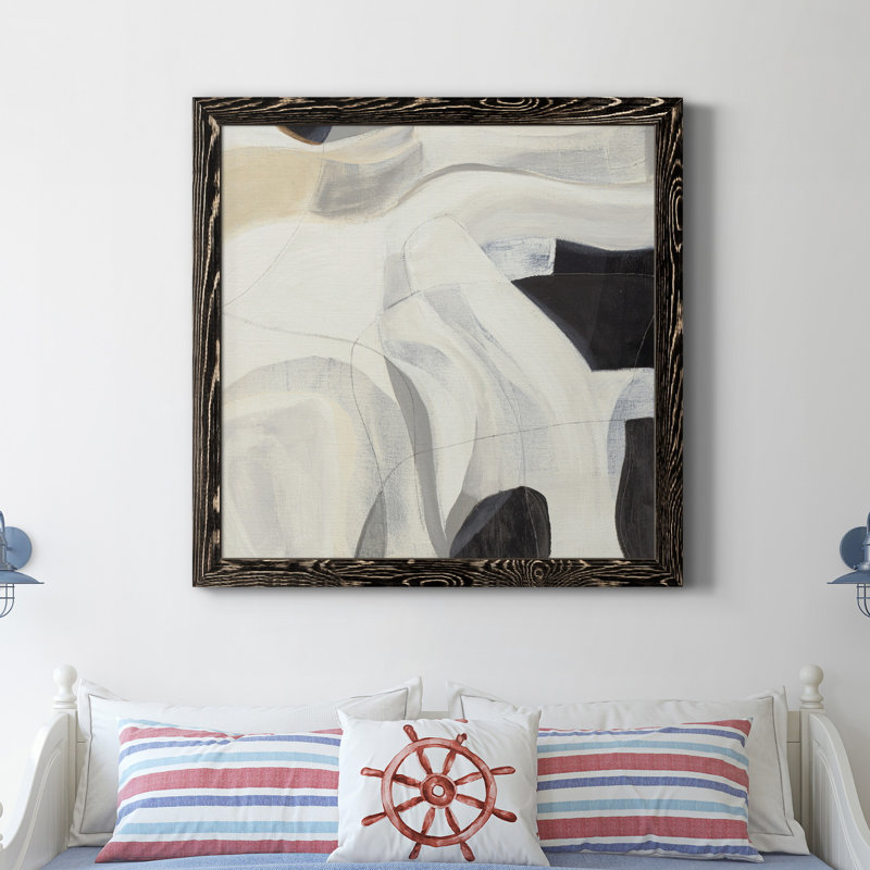 La toile encadrée V-Premium - prête à être accrochée, H 31,5 po x l 31,5 po x P 1,5 po, Cadre noir
