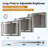 Recessed or Surface Mount Led Medicine Cabinet with Mirror and Socket, Frameless Anti-fog Medicine Cabinet (Double Doors)-2079816118