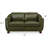 Cactier Top Grain Leather Loveseat