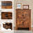 Tryston 3-pieces Rustic & Farmhouse Full Bedroom Set, Brown-118138202-118138204