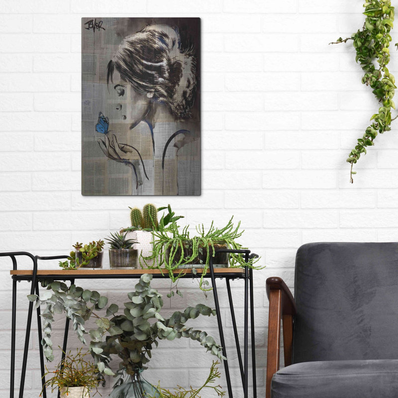 «A Little Blue Hope» par Loui Jover, H 16 po x l 12 po