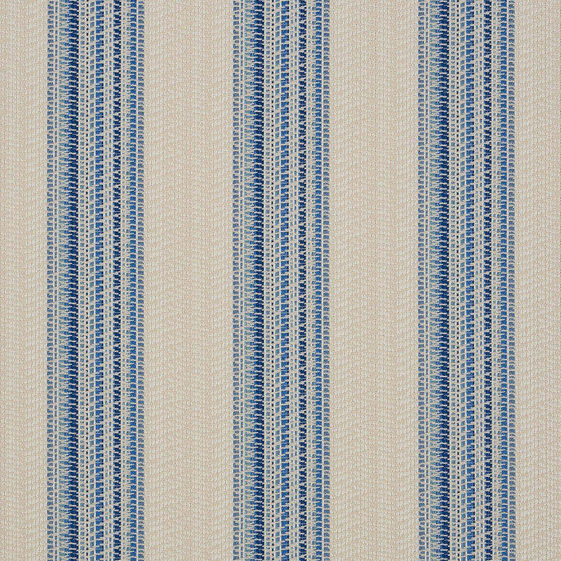 Tissu intérieur / extérieur à rayures Bendita, Bleu