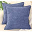 Ensemble de 2 housses de coussin en chenille à texture douce-93605698-93605701-116094744
