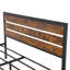 Grand lit plateforme avec rangement